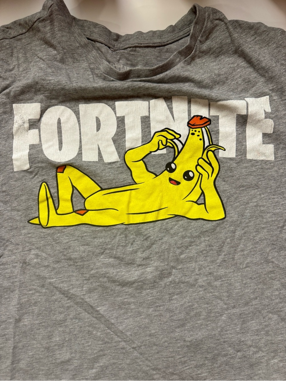 Fortnite Youth Graphic T-Shirt Bundle (Set of 2) - Peely Banana Grey & Navy - Picture 4 of 12